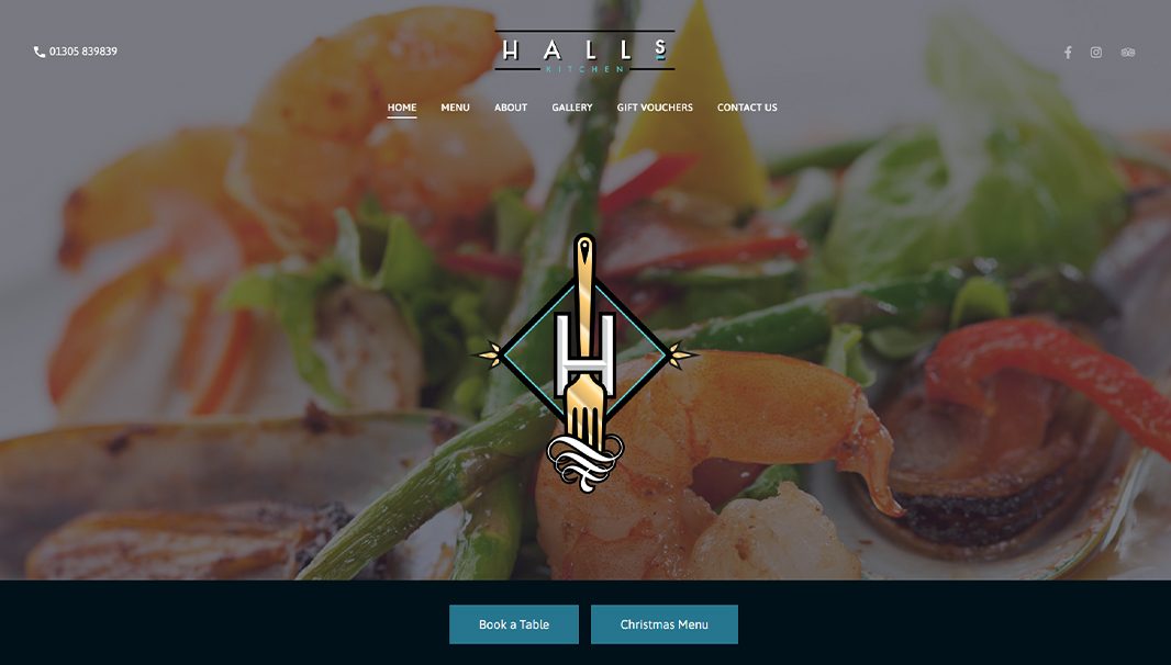 Halls Kitchen Homepage Image