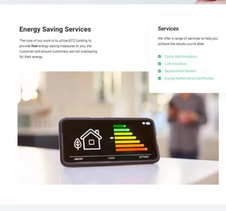Website design, seo for Smarter Eco