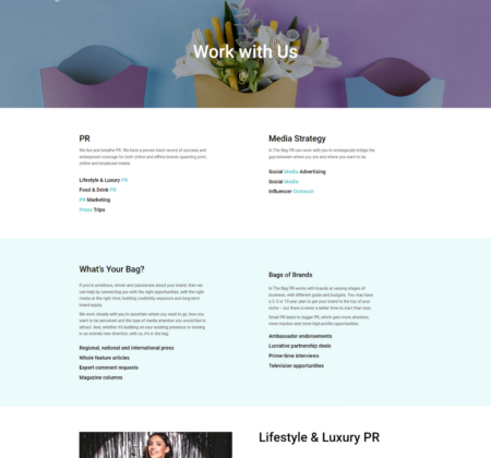 A search engine optimized (SEO) website design for a business.
