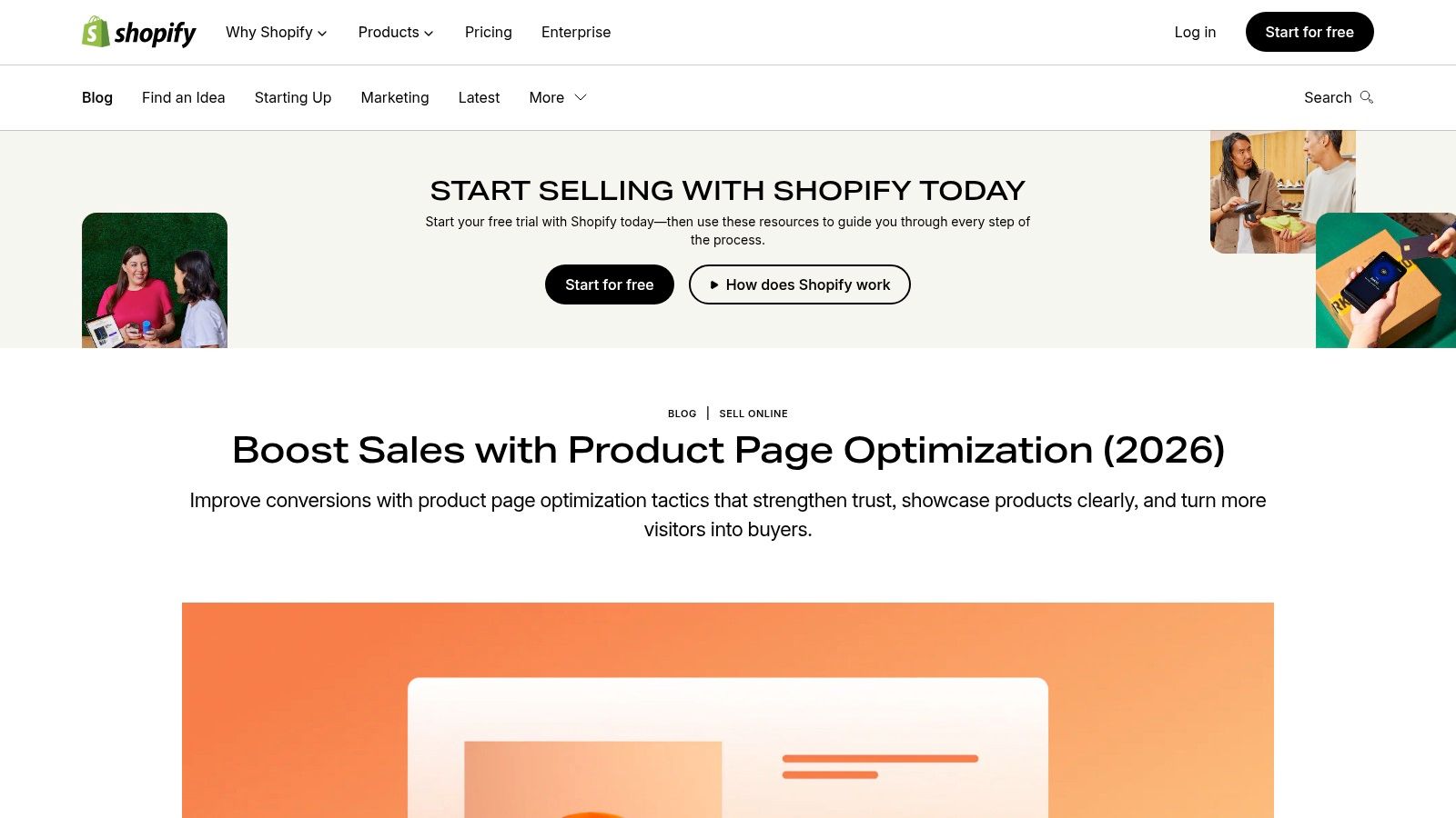 Shopify – Boost Sales with Product Page Optimisation (blog)