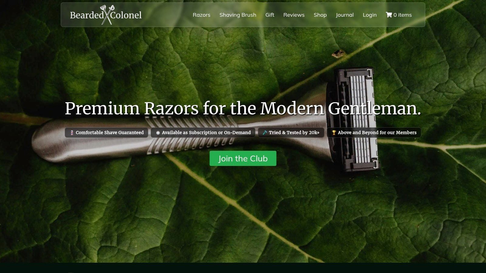 4. Bearded Colonel: Lean Direct-to-Consumer (D2C)