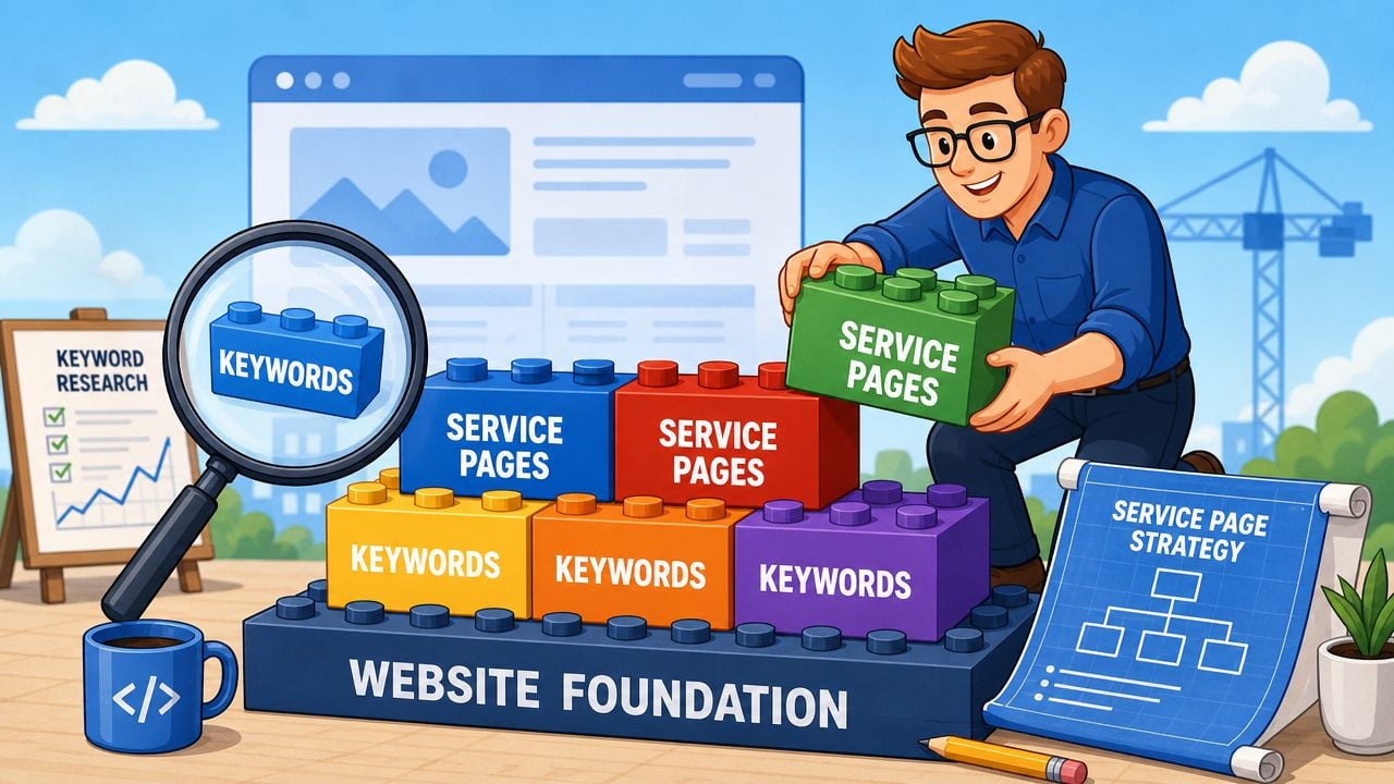 Build Your Digital Foundation with Keywords and Service Pages