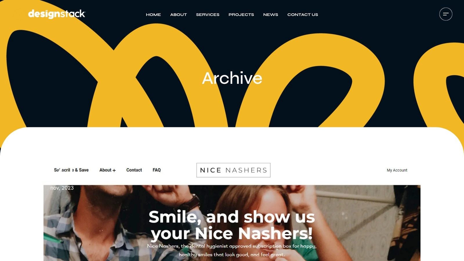 Screenshot from https://designstack.co.uk/portfolio/