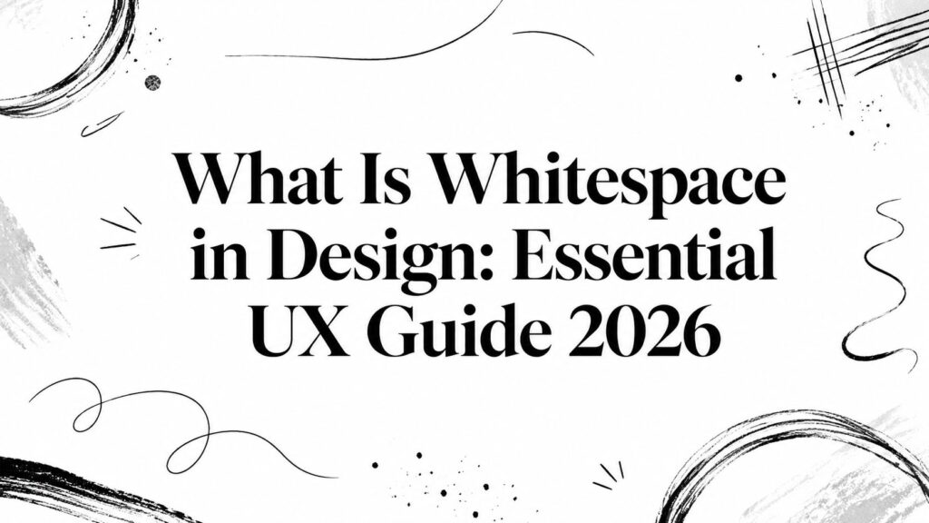 What Is Whitespace in Design: Essential UX Guide 2026