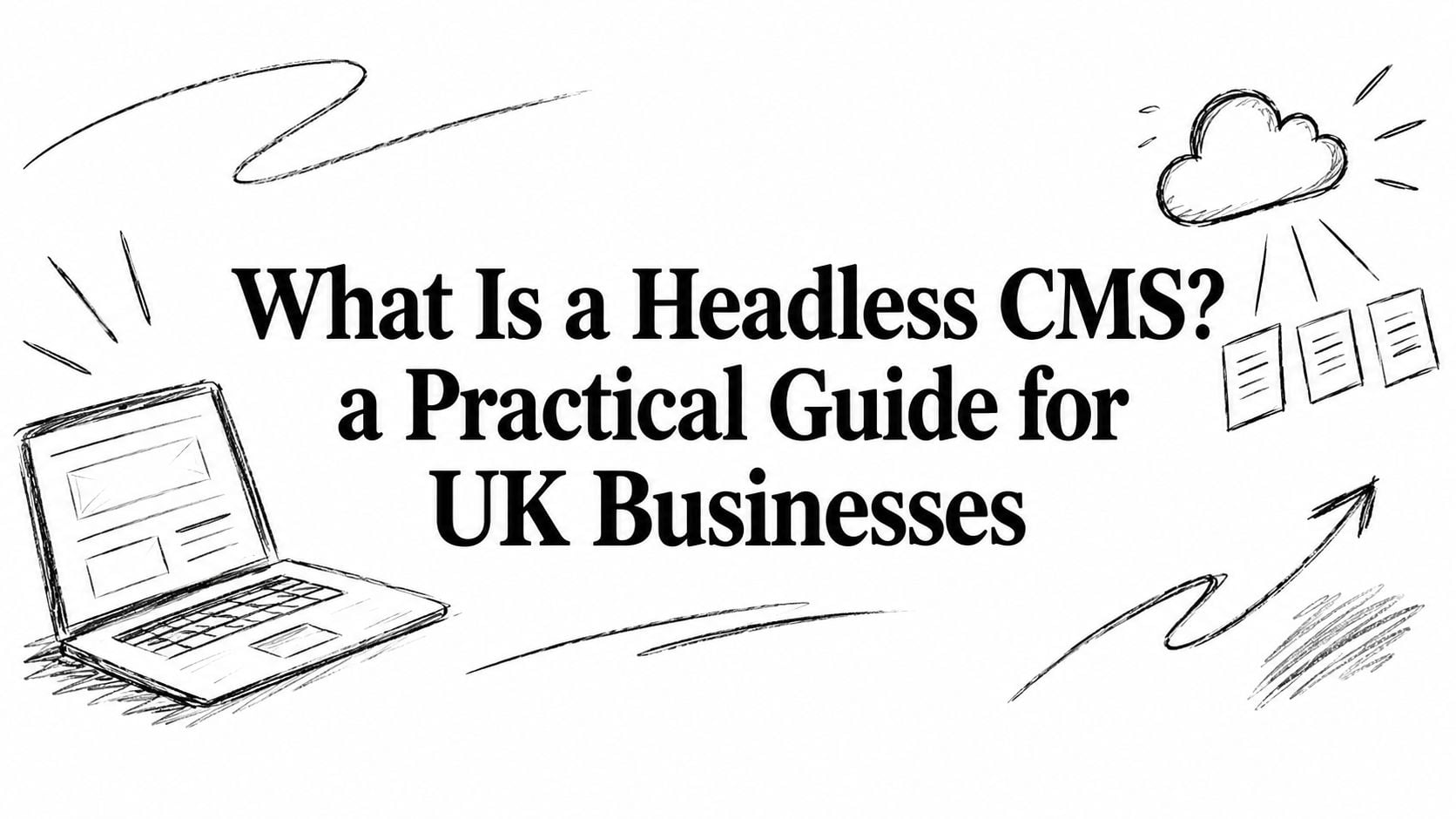 Illustration of a headless CMS